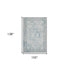 2' X 3' Gray Blue And Ivory Medallion Area Rug